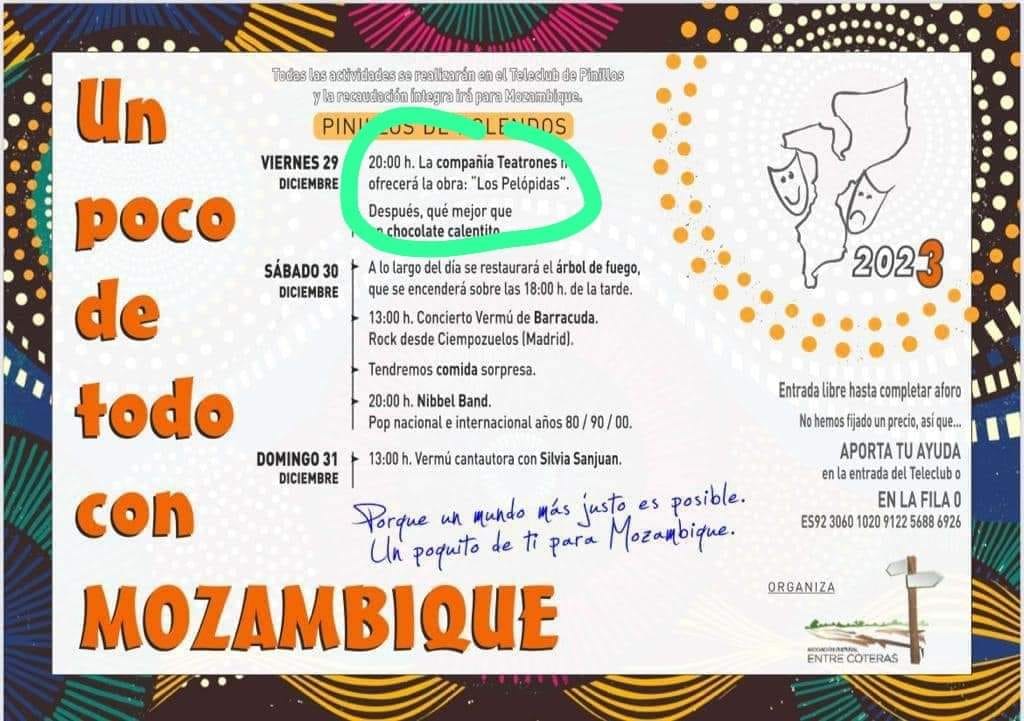 Actuación solidaria de Teatrones